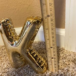 Accents - Gold Letter K Accents - Gold Letter K